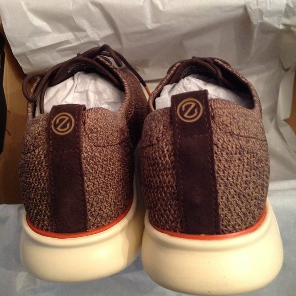 Cole Haan Men's 2.Zerogrand Brown Stitchlite Oxford Shoes - 11.5M - New in Box - Picture 4 of 12